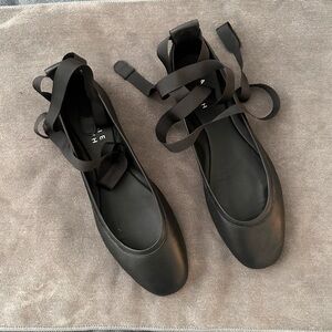 Jamie Haller - Point Ballet Flat - size 40 - black